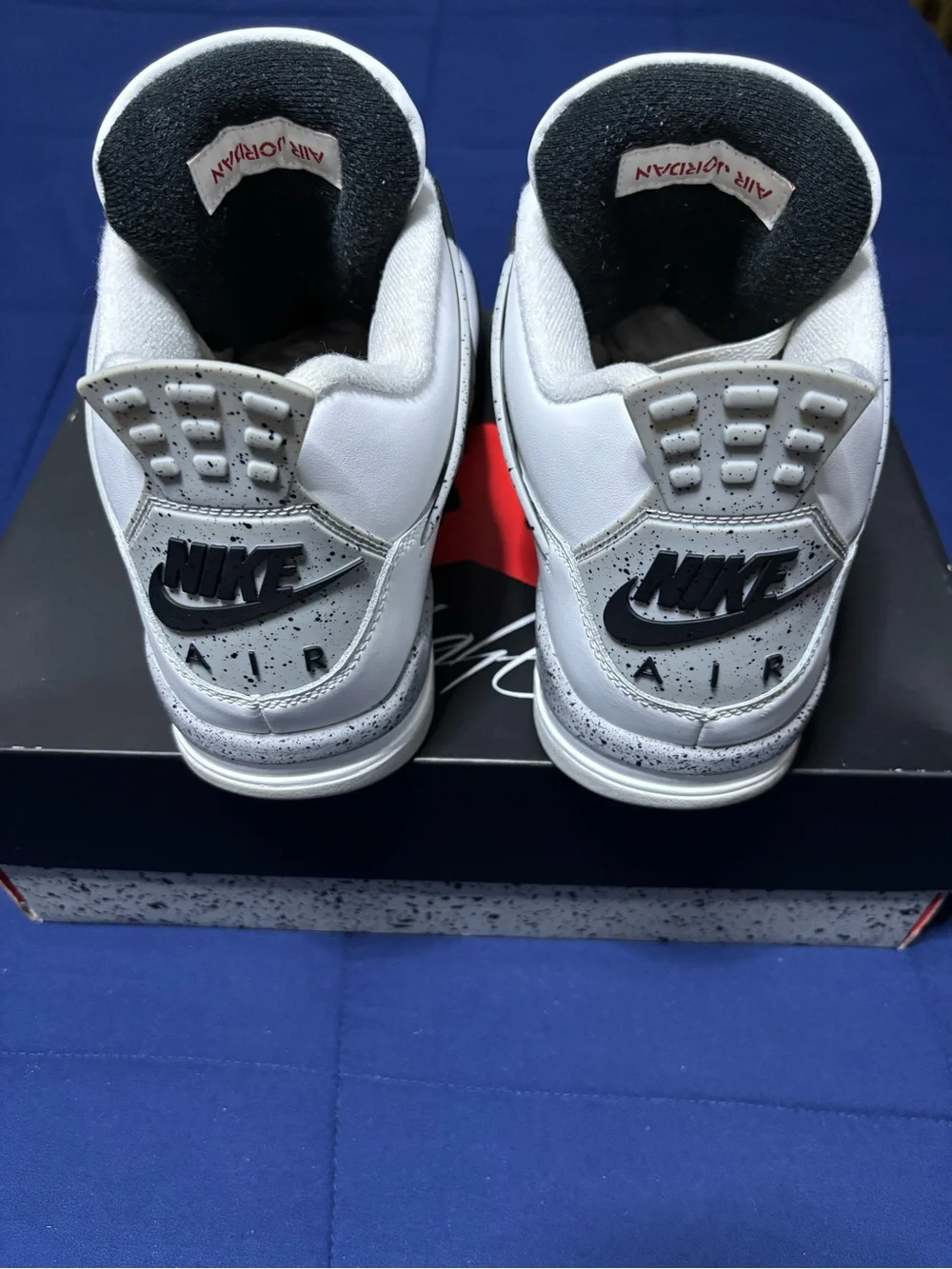 Jordan 4 Retro OG White Cement 2025 Size 12
